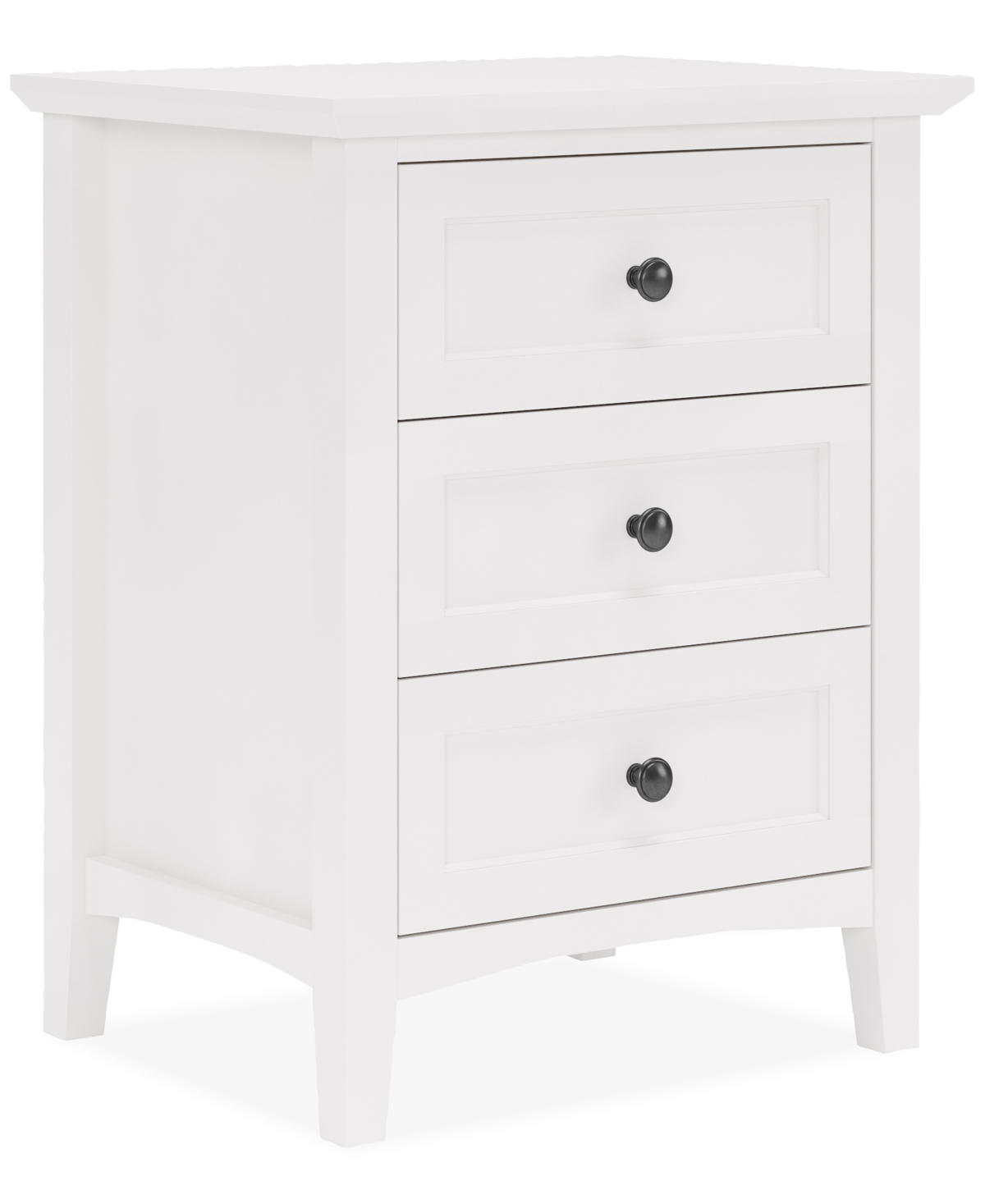 Macy's Hedworth Nightstand In White