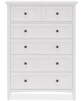 inexpensive white dresser Sikaic Bedroom Furniture No Handle Design Dresser with 8 Drawers / Engineered Wood / Modern living room White Dressers & Chests |