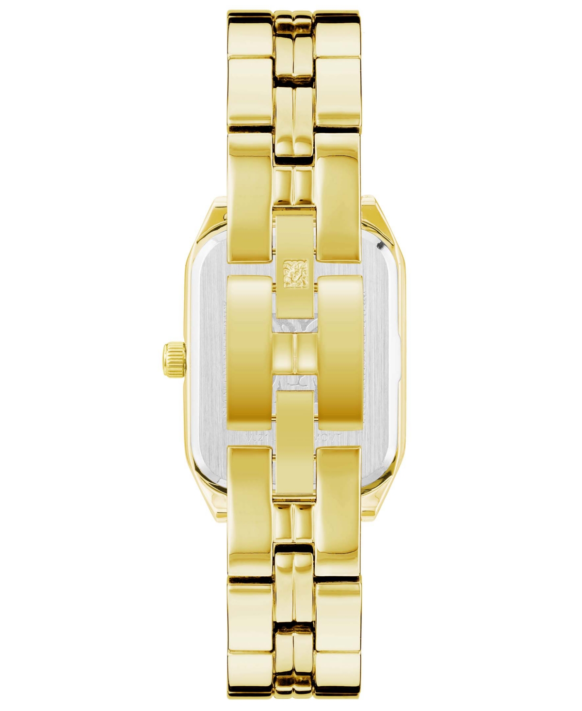 Anne Klein Women's Three Hand QuartzTone Alloy Link Bracelet Watch, 24mm - Gold, Beige