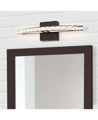 Alyson 18" 1-Light Bohemian Industrial Iron, Acrylic Integrated LED Vanity Light