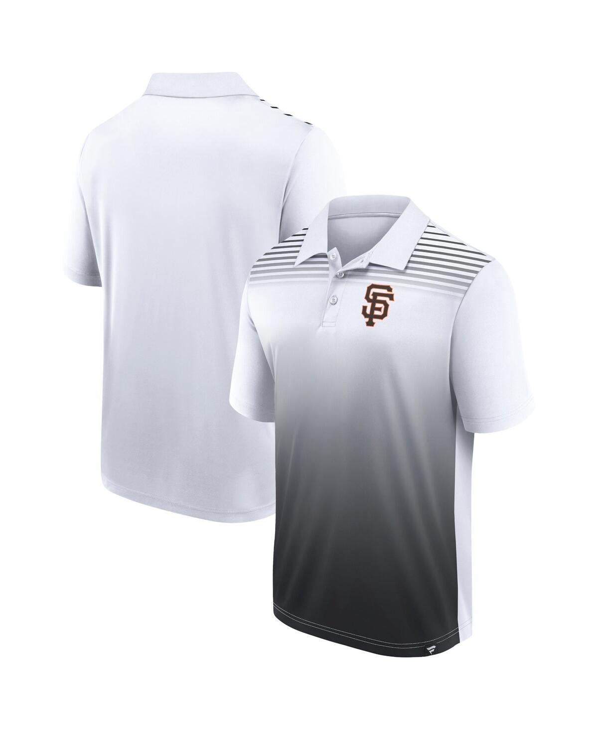 Fanatics Men's  White, Black San Francisco Giants Sandlot Game Polo Shirt In White,black