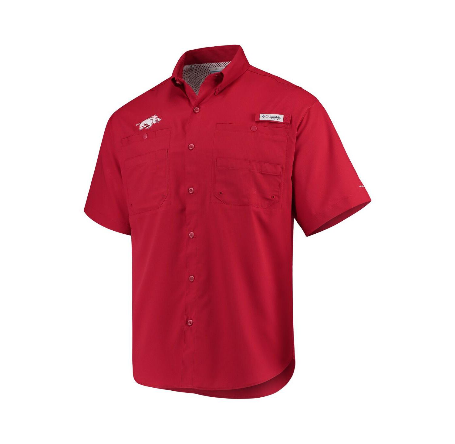 Men's Cardinal Arkansas Razorbacks PFG Tamiami Shirt