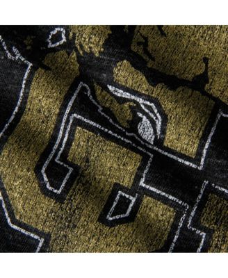 Men's Black Colorado Buffaloes Vintage-Like Tri-Blend Logo T-shirt