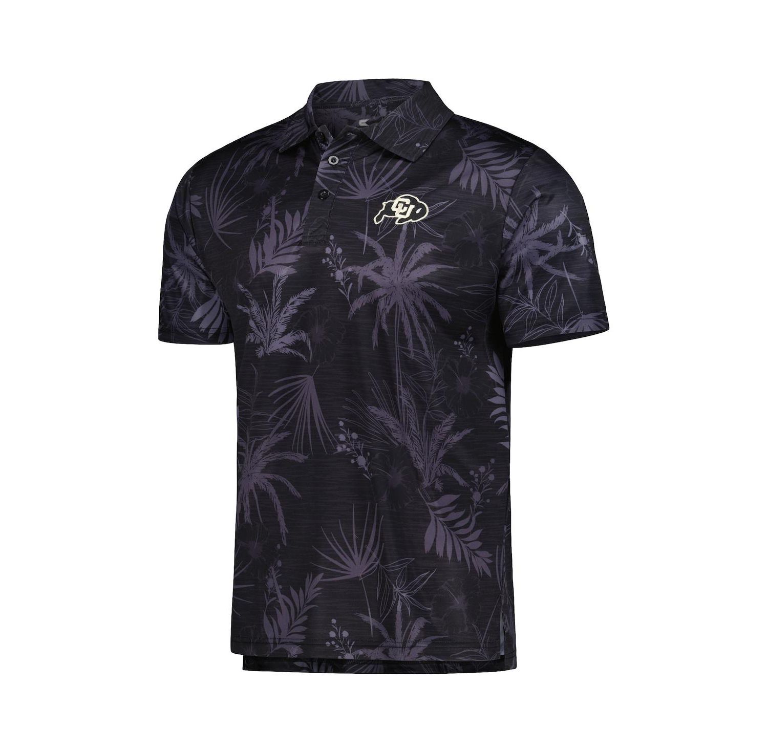 Men's Black Colorado Buffaloes Palms Team Polo Shirt