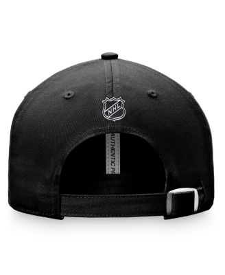 Men's Black Anaheim Ducks Authentic Pro Rink Adjustable Hat