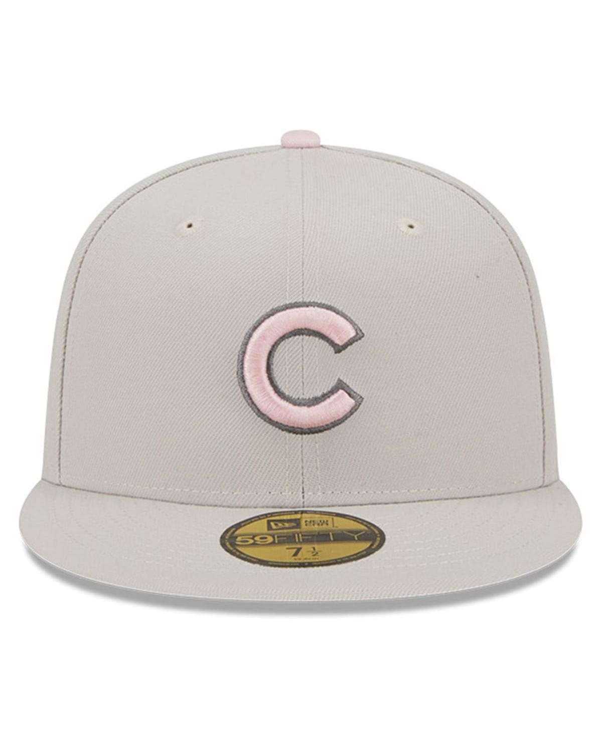 Shop New Era Men's  Khaki Chicago Cubs 2023 Mother's Day On-field 59fifty Fitted Hat