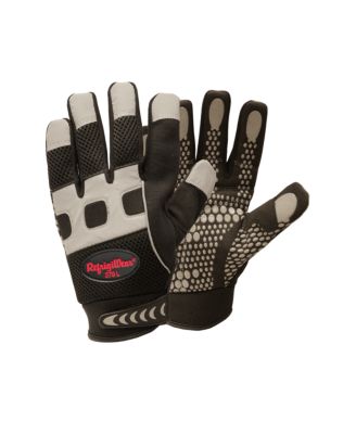 Men's Insulated HiVis Super Grip Gloves - High-Visibility, Warm Work Gloves, Non-Slip Grip, Water-Resistant, Cold-Weather Protection