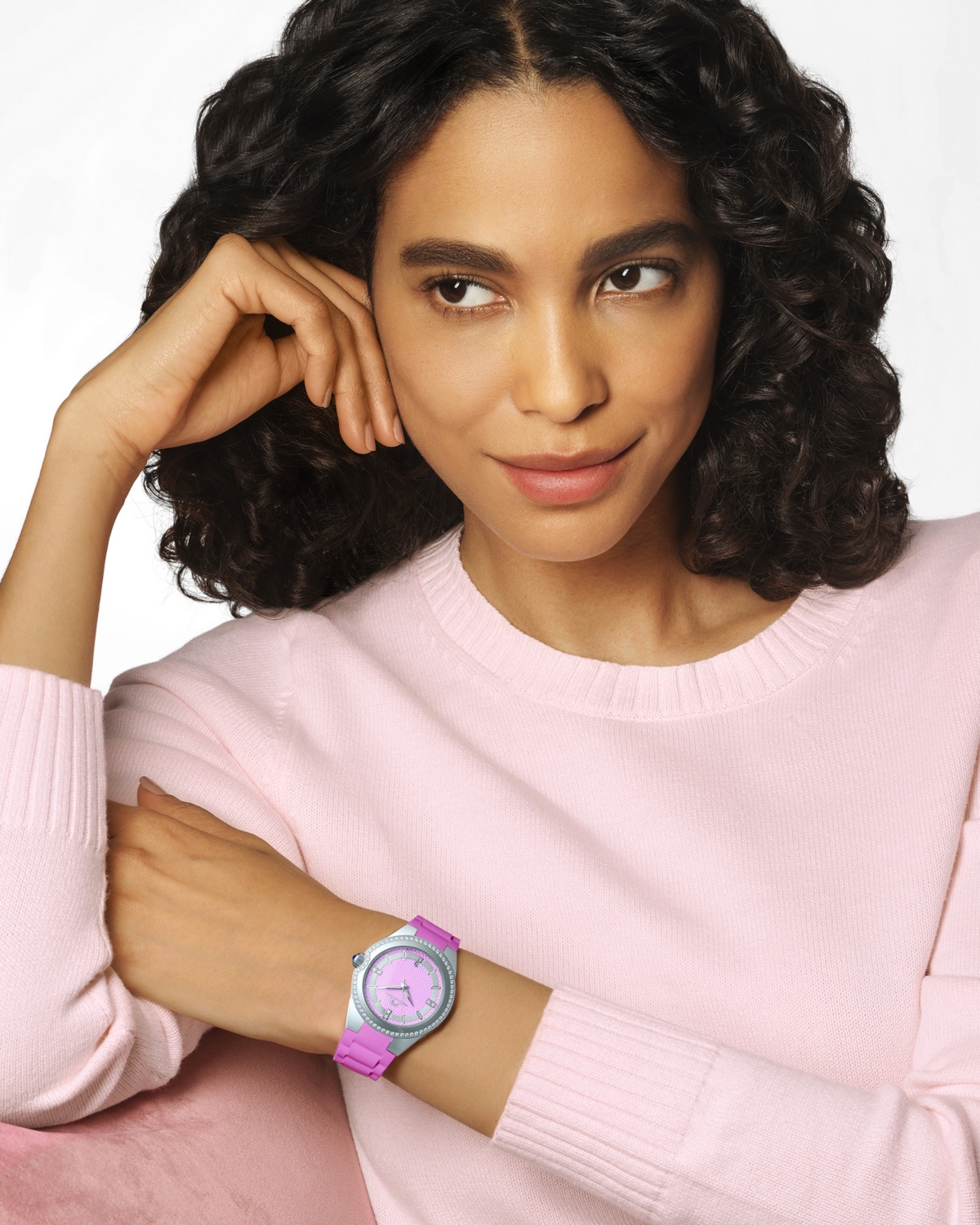 Porsamo Bleu Women's Guilia Stainless Steel and Silicone Strap Watch 1122BGUS