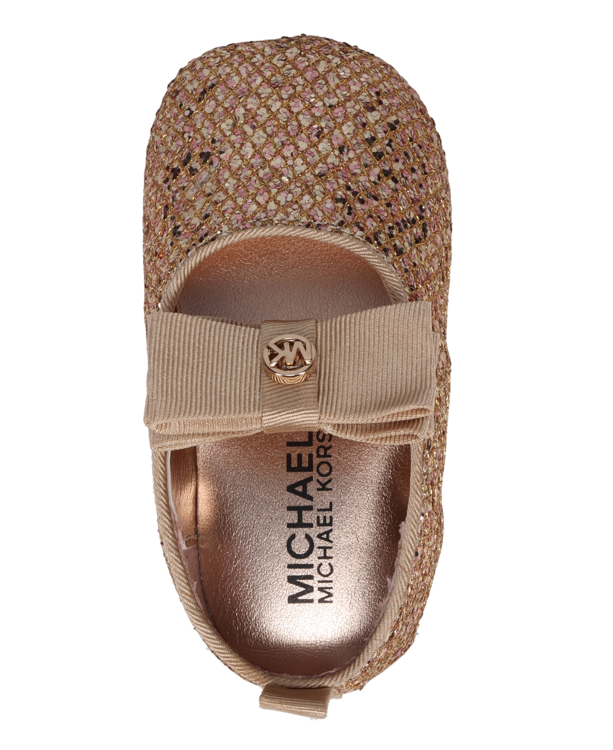 Michael Kors Baby Girls Baby Day Ballerina Crib Shoes