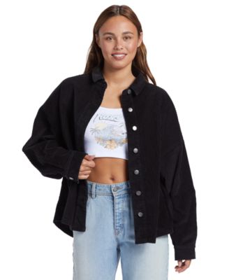 Roxy - Women's Cotton Kick Back Washed Cord Shacket