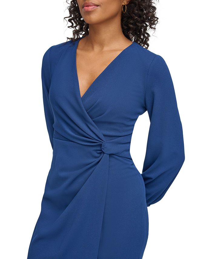 DKNY Women's SideKnot Sheath Dress Macy's