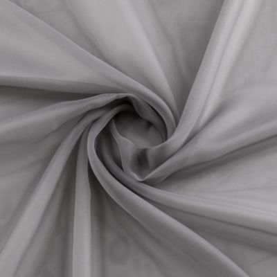 Montauk Accents Ultra Lux 2 Piece Rod Pocket Silver Sheer Voile Window Curtain Panels - 84 in. Long