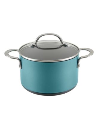 Achieve Hard Anodized Nonstick 4 Quart Saucepot with Lid