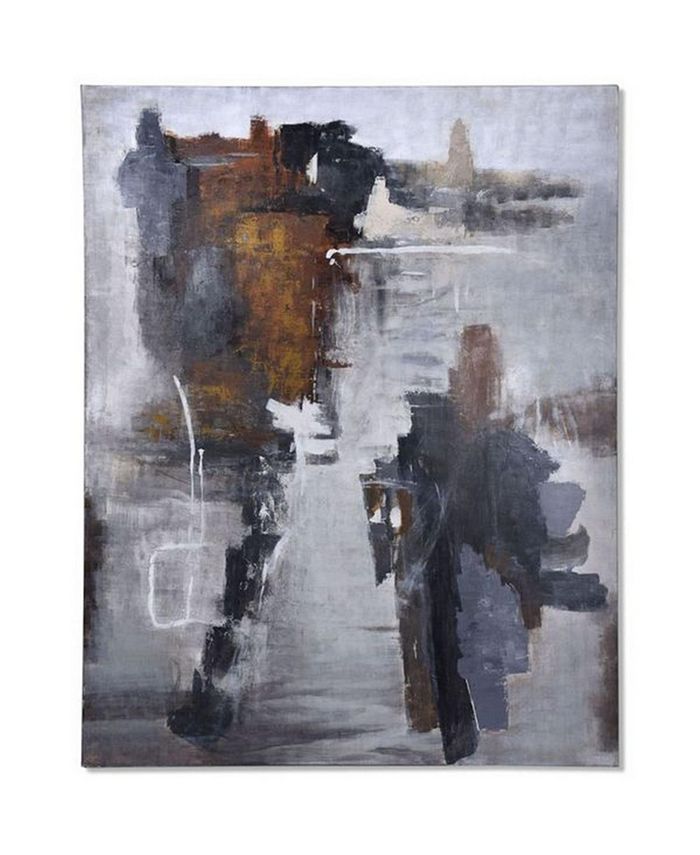 StyleCraft Medina Hand Painted Abstract Frameless Wall Art Macy's