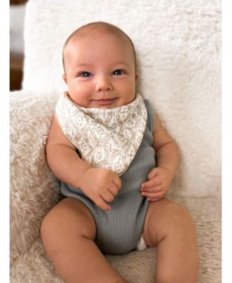 Baby Boys or Baby Girls Kendi Muslin Bibs, 3 Piece Set