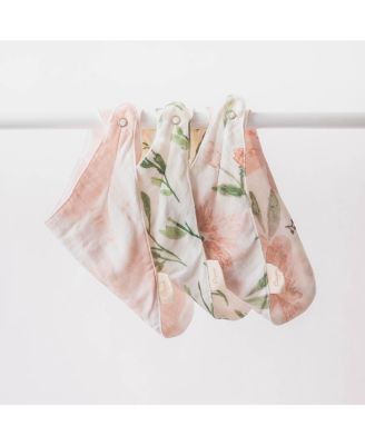 Baby Girls Parker Muslin Bibs, 3 Piece Set