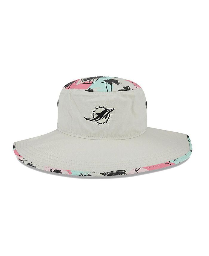 Miami dolphins bucket 2025 hat with string