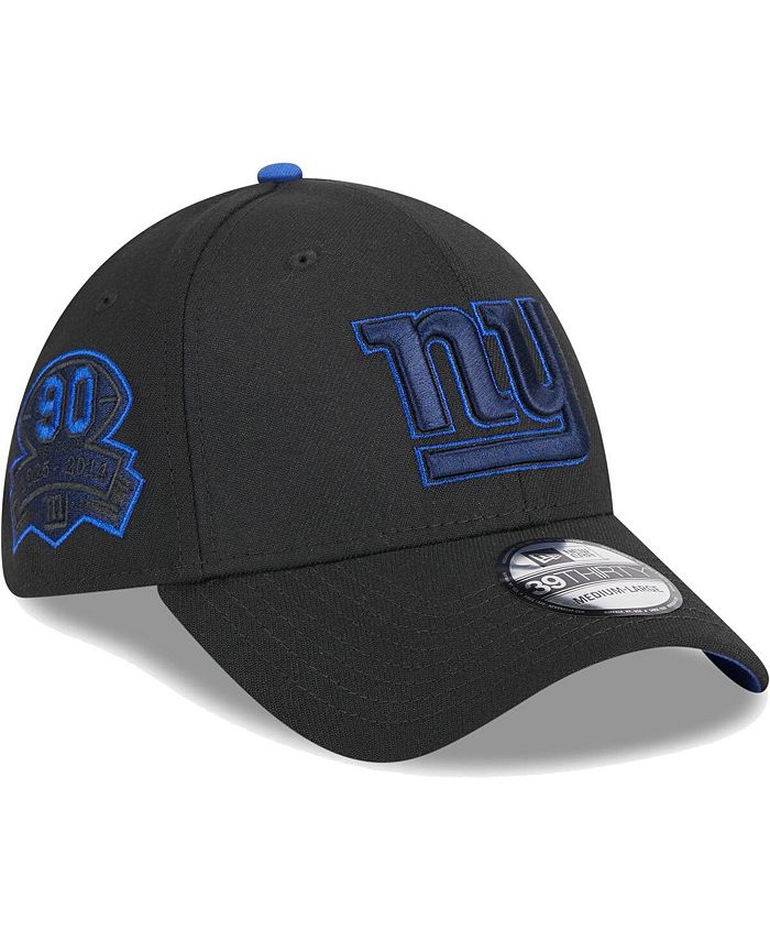 New Era Men's New York Giants Black Pop 39THIRTY Flex Hat - Macy's