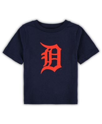 Outerstuff Big Boys Navy Detroit Tigers Primary Logo Team T-shirt - Macy's