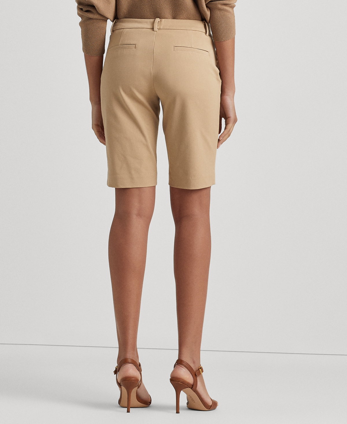 RALPH LAUREN TWILL STRETCH BERMUDA SHORTS 