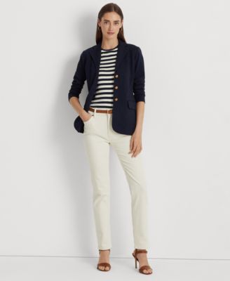 Petite Sweater-Knit Blazer