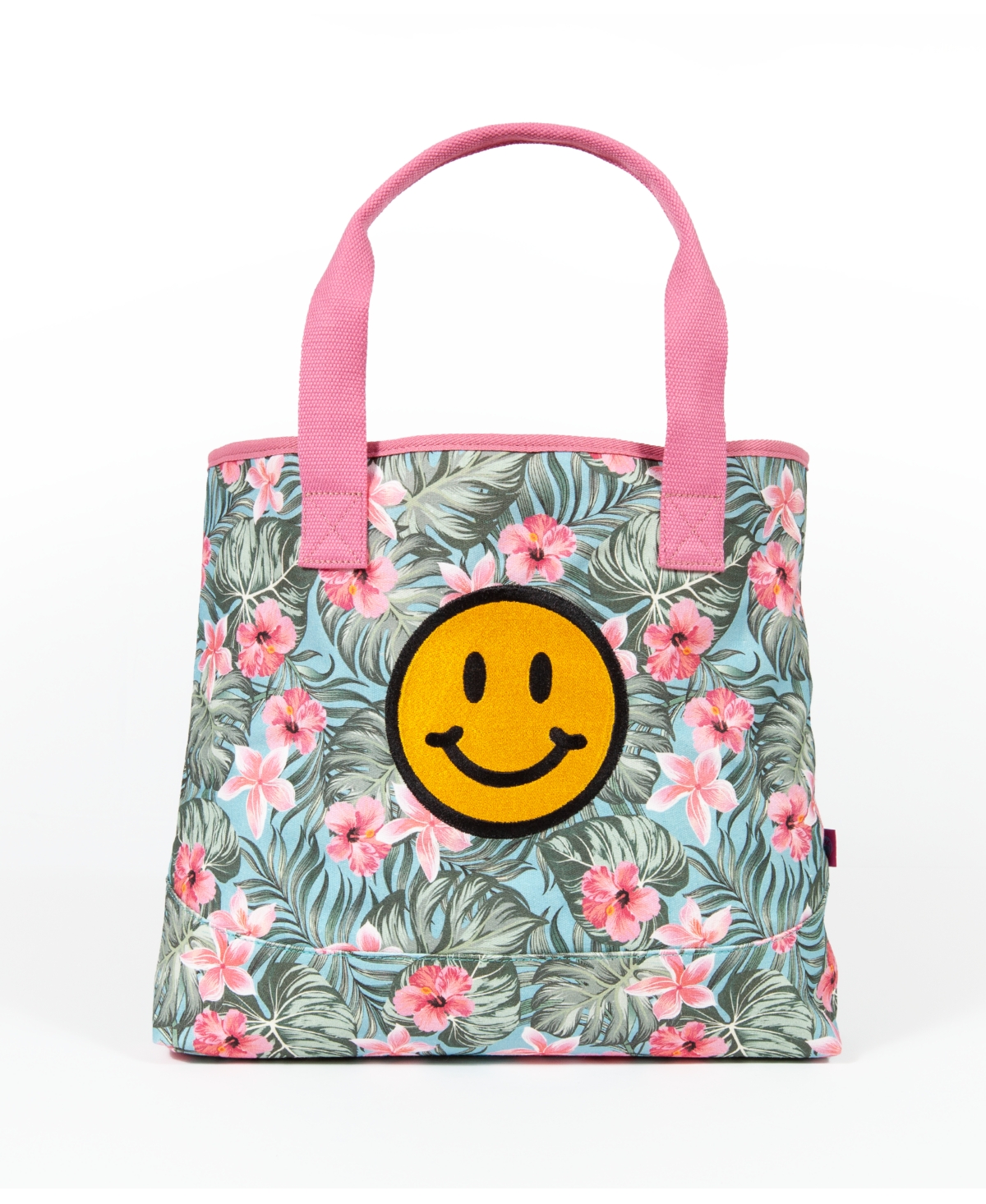 Hawaiian Extra Large, 100% Cotton Canvas Carryall Tote Bag - Multi