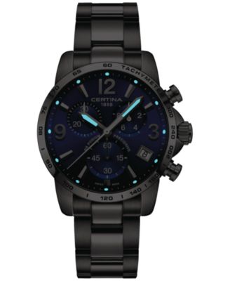 Men's Swiss Chronograph DS Podium Stainless Steel Bracelet Watch 41mm