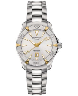 Certina - Women's Swiss DS Action Stainless Steel Bracelet Watch 34mm