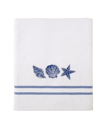 Avanti Ibiza Shells Embroidered Cotton 4 Pc. Bath Towel Set Macy s