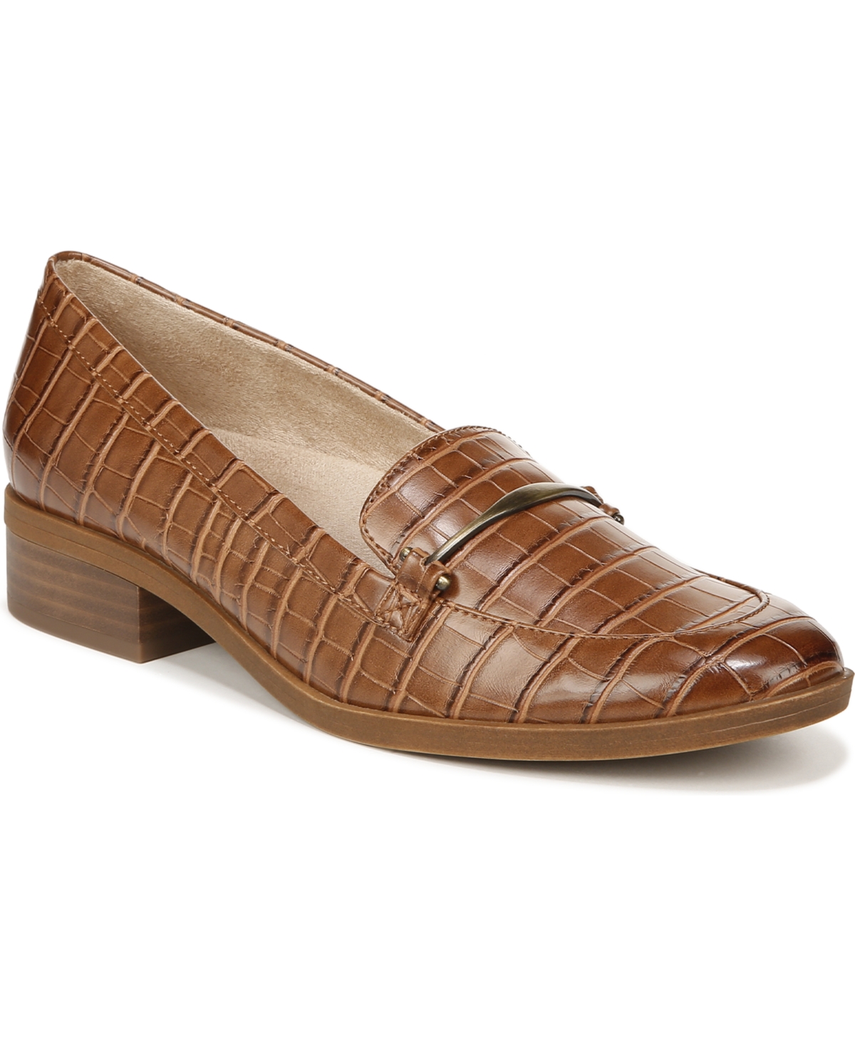 Ridley Loafers - Cinnamon Smooth Faux Leather