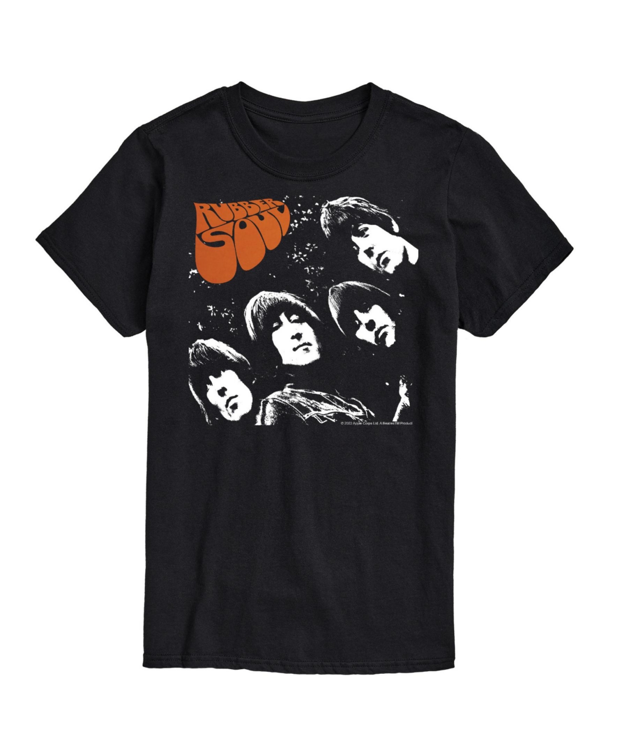 Men's The Beatles Short Sleeves T-shirt - Black