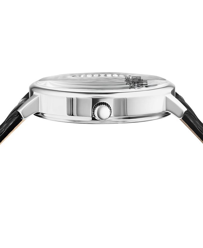 Versus Versace Women's TwoHand Quartz La Villette Black Genuine