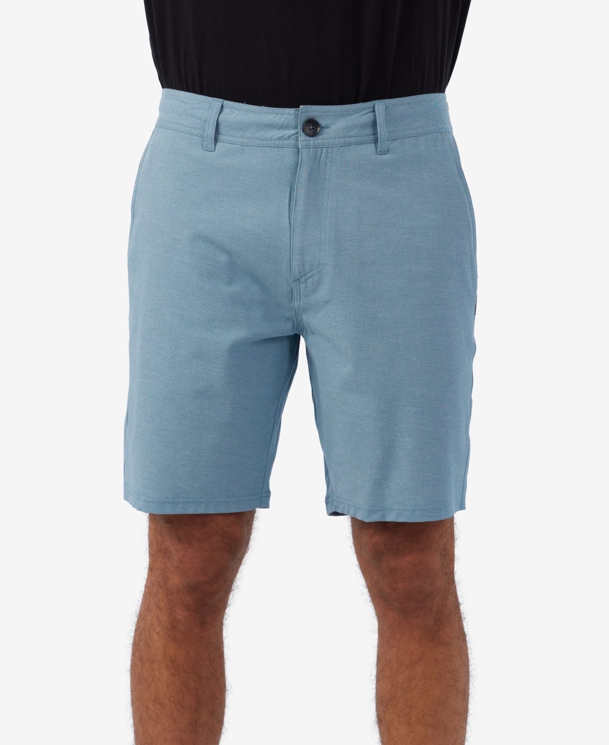 O'neill Men's Reserve Light Check Hybrid 19" Outseam Shorts In Blue Shadow