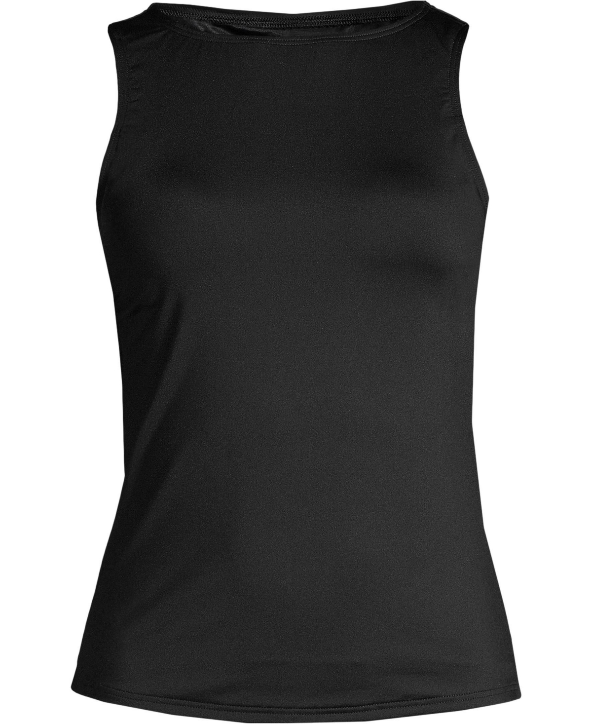 Lands' End Women's Dd-Cup High Neck Upf 50 Sun Protection Modest Tankini Swimsuit Top