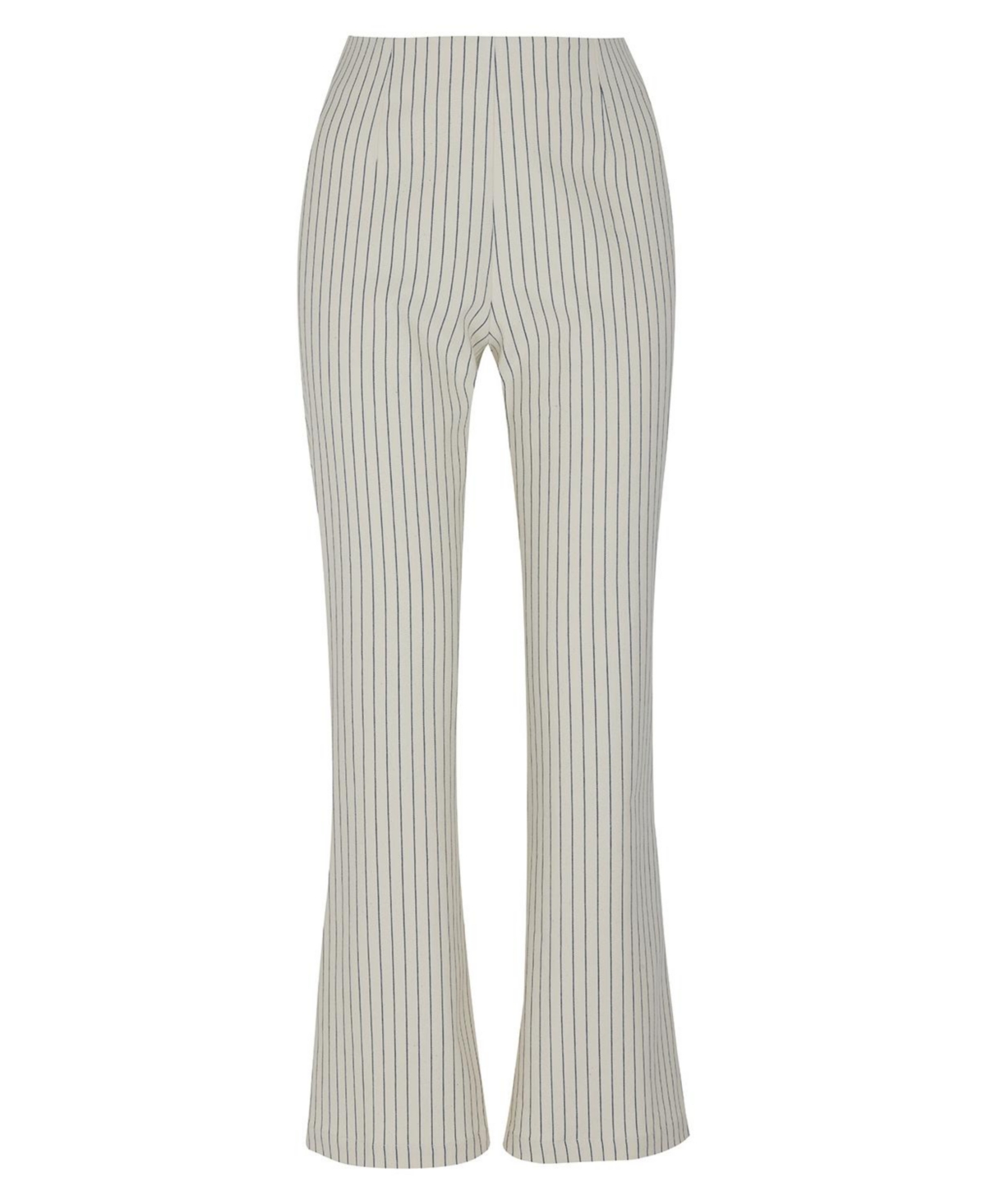 Women's Striped Wide Leg Pants - Multi-colored