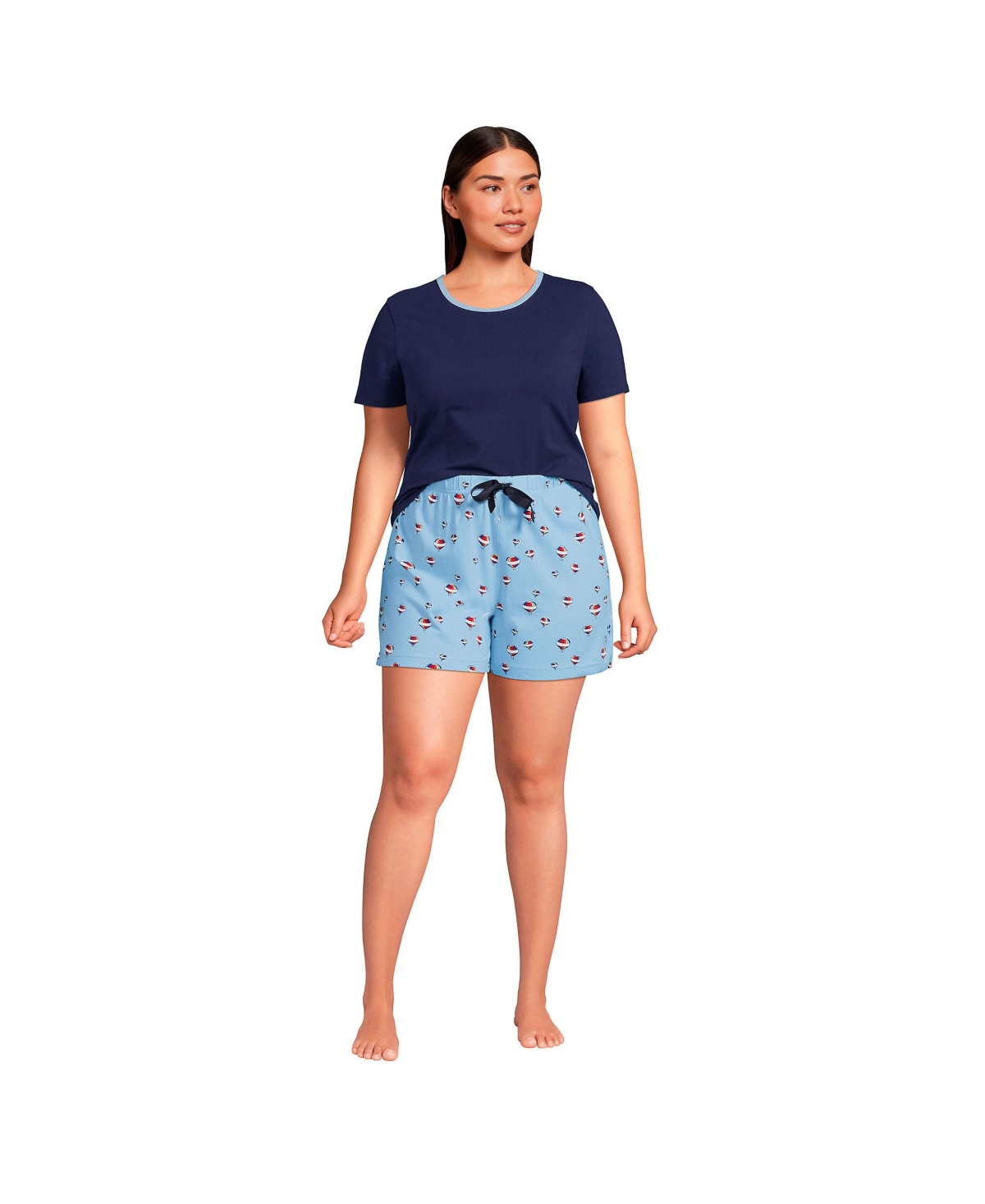 Lands end plus size shorts discount