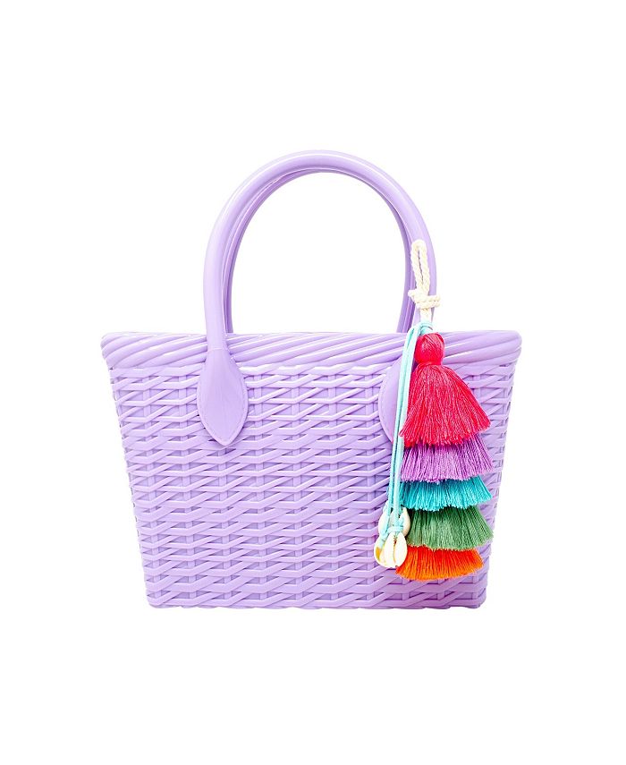 Tiny Treats Girl's Lavender Tiny Jelly Weave Tote Bag - Macy's
