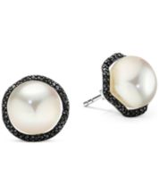 Macys pearl on sale stud earrings