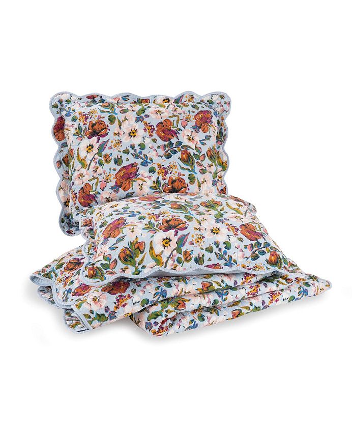 Vera Bradley Sea Air Floral 3Piece Quilt Set, Full/Queen Macy's