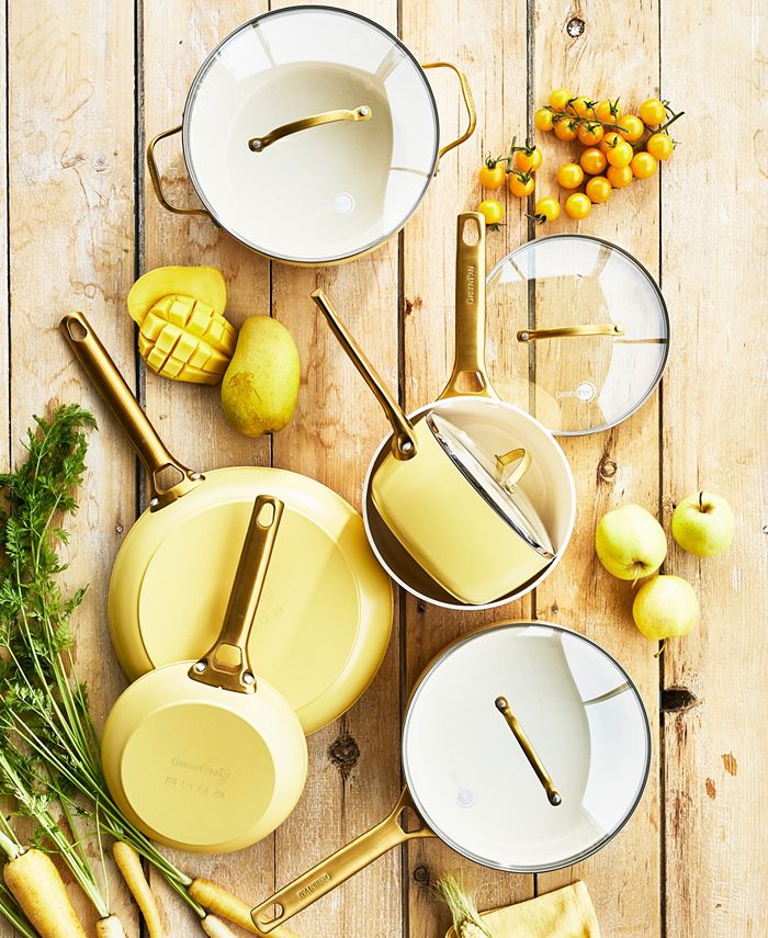GreenPan Padova Healthy Ceramic Nonstick Cookware Set, 10 Piece Macy's