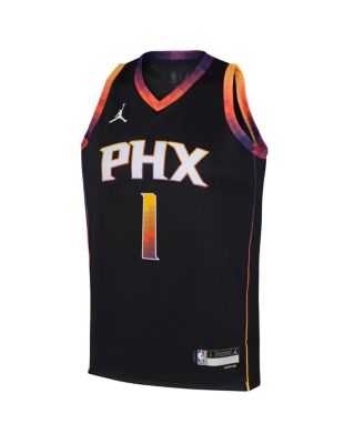 Big Boys and Girls Devin Booker Black Phoenix Suns 2022/23 Swingman Jersey - Statement Edition