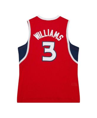 Men's Lou Williams Red Atlanta Hawks Hardwood Classics Swingman Jersey