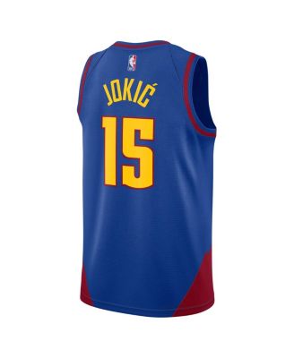 Men's and Women's Nikola Jokic Blue Denver Nuggets Statement Edition Swingman Jersey