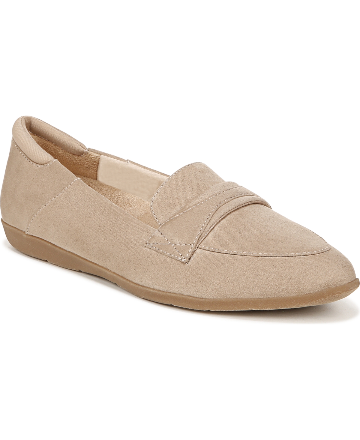 Shop Dr. Scholl's Women's Emilia Slip-ons In Taupe Fabric