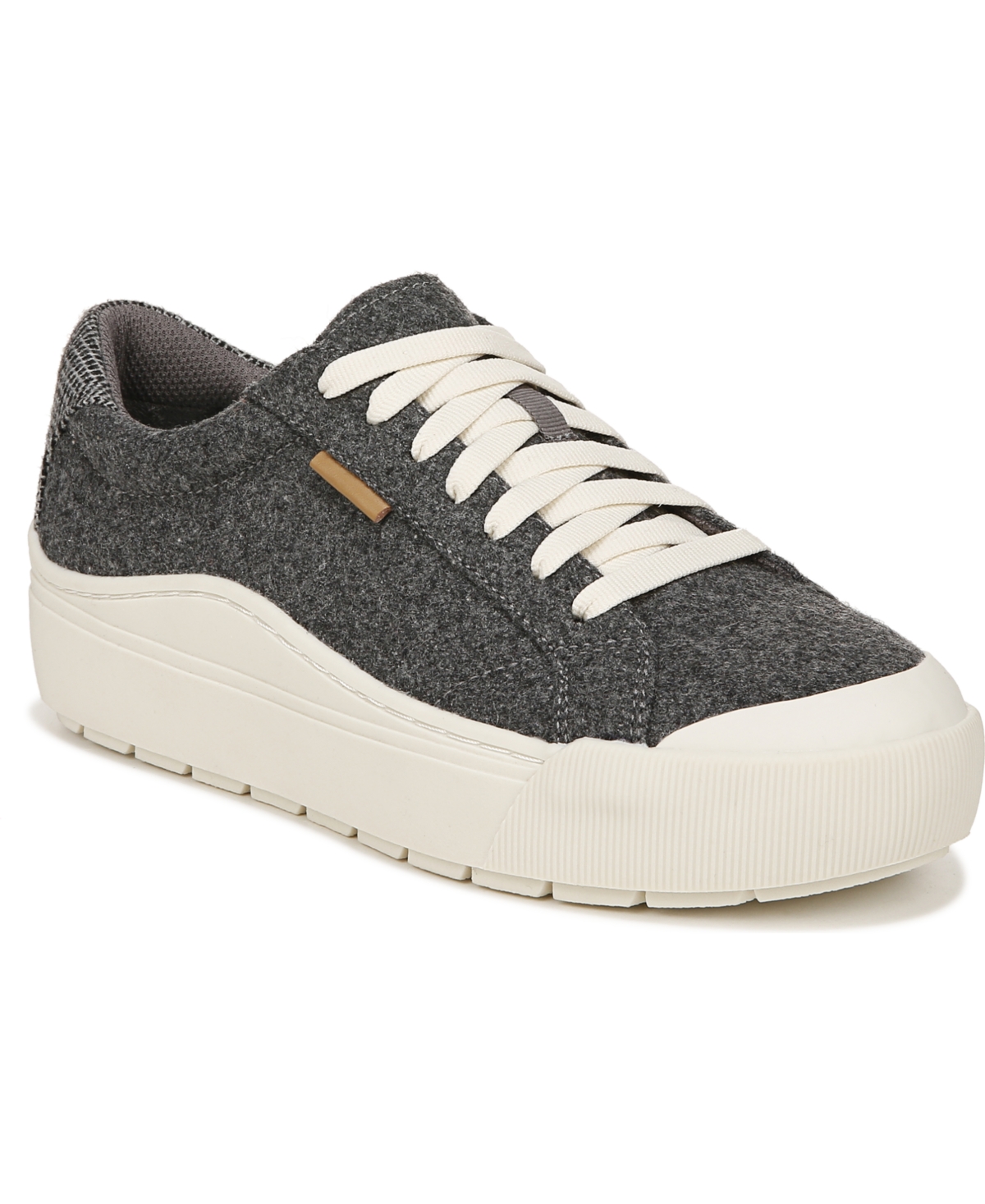 Dr. Scholl's Women's Time Off Platform Sneakers In Charcoal Fabric