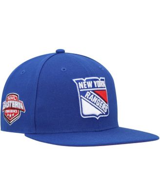 Men's '47 Brand Blue New York Rangers Sure Shot Captain Snapback Hat ...