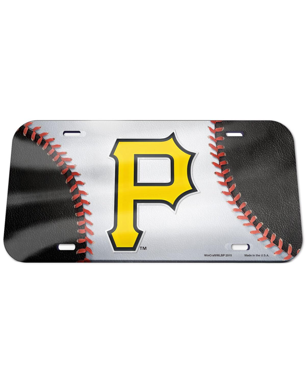 Wincraft Pittsburgh Pirates Ball Crystal Mirror License Plate In Multi