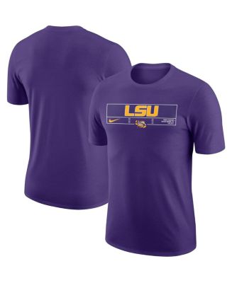 Nike Men's Purple LSU Tigers Wordmark Stadium T-shirt & Reviews ...