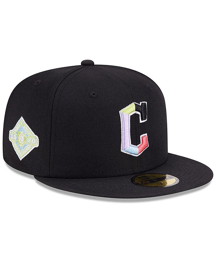 New Era Men's Black Cleveland Guardians Multi-Color Pack 59FIFTY Fitted Hat  - Macy's