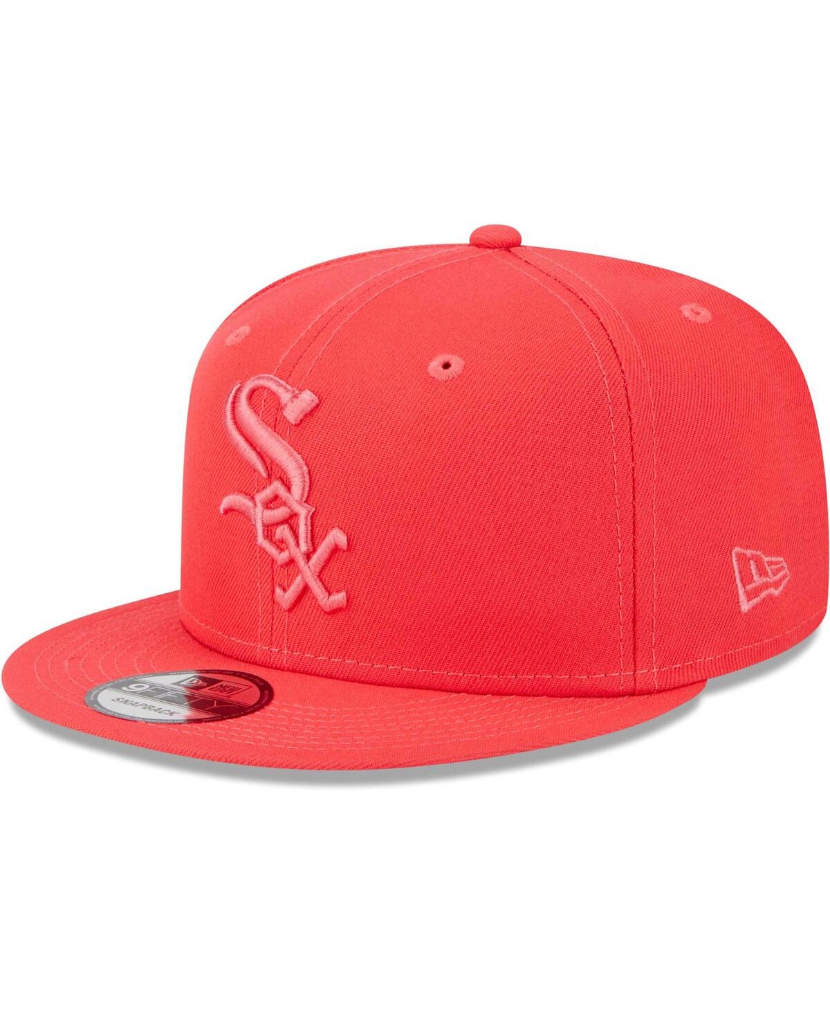 New Era Red Chicago White Sox Spring Color Basic 9fifty Snapback Hat In Red